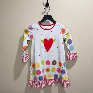 Penelope Plumm Size 6 Heart Dress